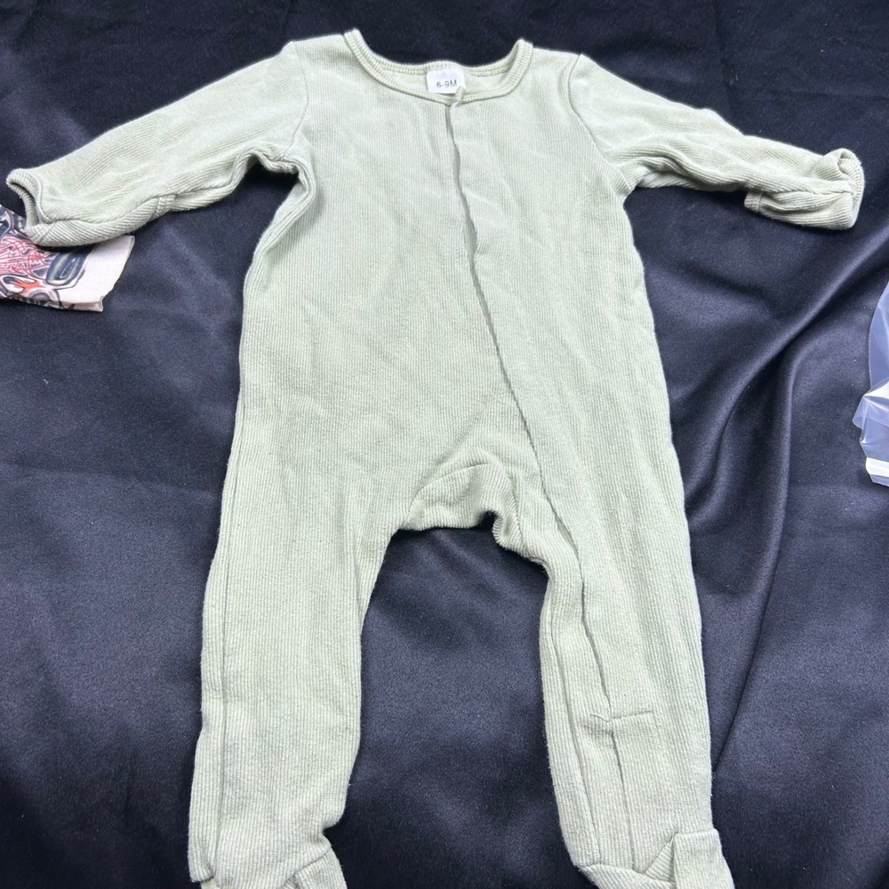 Baby Boy 4 Piece Bundle Kids Tales Tattoo Sleeve Ribbed Sleeper Romper 6-9M